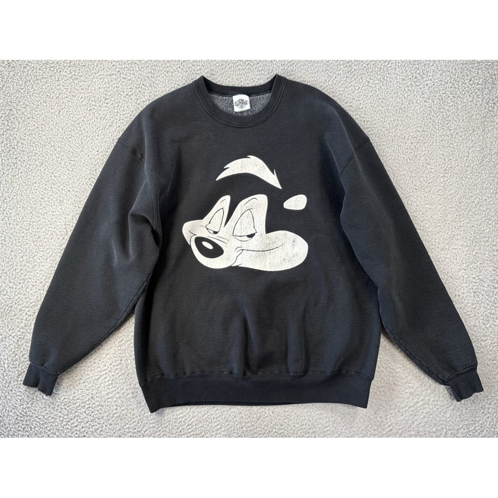 Vintage Pepe Le Pew Acme Clothing Sweatshirt Mens XL Looney Tunes Crewneck USA